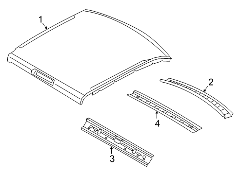 2021 Ram 3500 Roof & Components Diagram 3