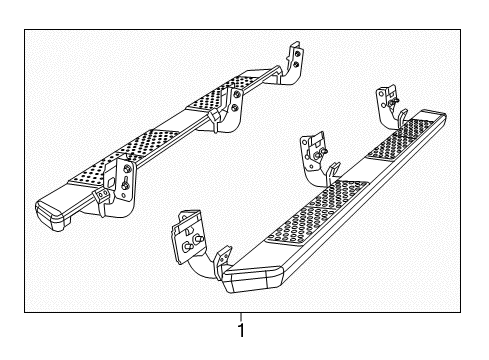 2023 Ram 1500 Classic Side Step Diagram 2