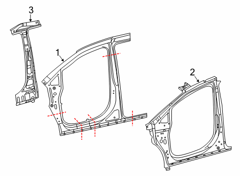 2021 Chrysler Voyager Aperture Panel Diagram