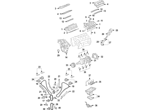 2022 Jeep Wrangler CRANKSHAFT REAR OIL Diagram for 68421850AB