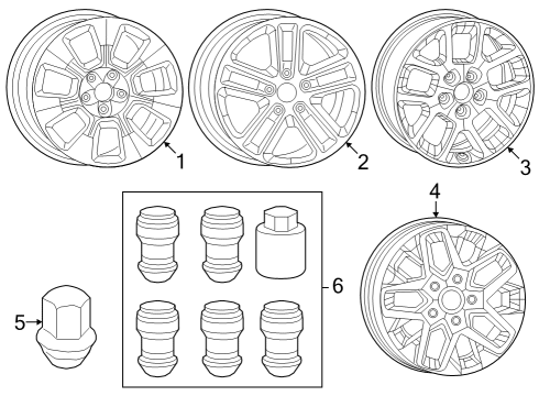 2023 Jeep Wrangler Wheels Diagram 2