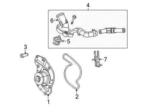 2023 Dodge Challenger Water Pump Diagram 1