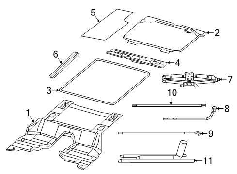 2022 Jeep Wrangler Interior Trim - Rear Body Diagram 2