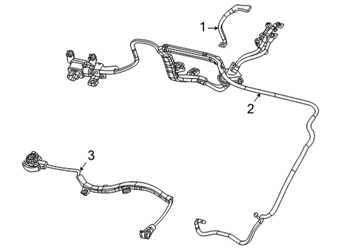 2022 Jeep Wagoneer 48 VOLT HYBRID BATTERY Diagram for 68427896AC