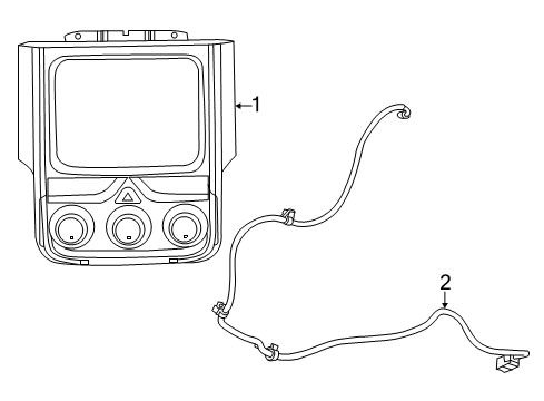 2022 Ram 1500 Classic Navigation System Diagram