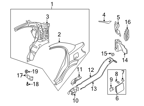 Grille-Assembly-Air Extractor Diagram for 9751025001