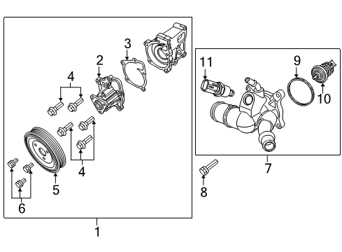 2021 Ram ProMaster City Water Pump Diagram