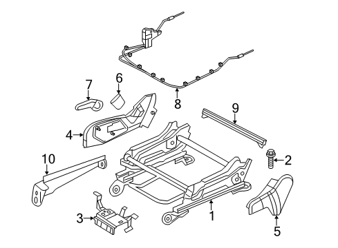 2022 Dodge Durango Tracks & Components Diagram 2