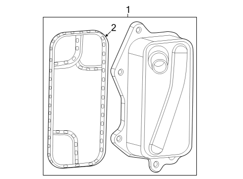 2024 Dodge Hornet Engine Oil Cooler Diagram 1