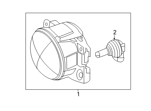 2023 Jeep Compass Bulbs Diagram 1