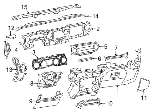 2023 Jeep Wrangler Instrument Panel Diagram