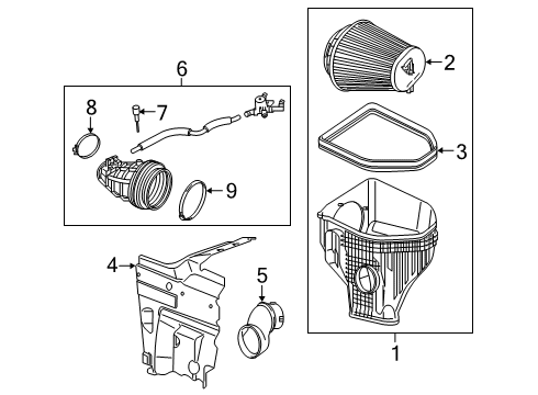 2023 Dodge Challenger Air Intake Diagram 1