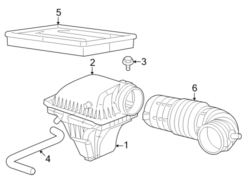 2022 Dodge Challenger HOSE-MAKE UP AIR Diagram for 68530295AA