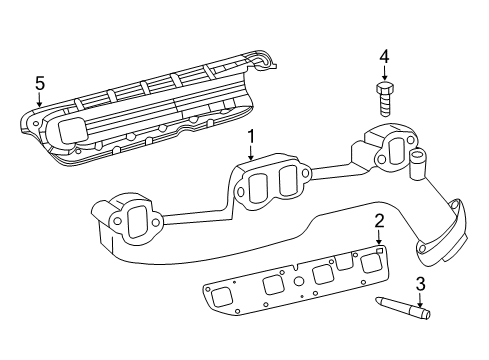 2023 Dodge Challenger Exhaust Manifold Diagram 1