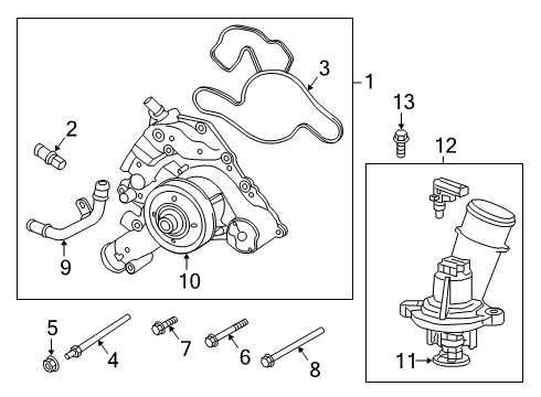 2022 Ram 2500 Water Pump Diagram 1