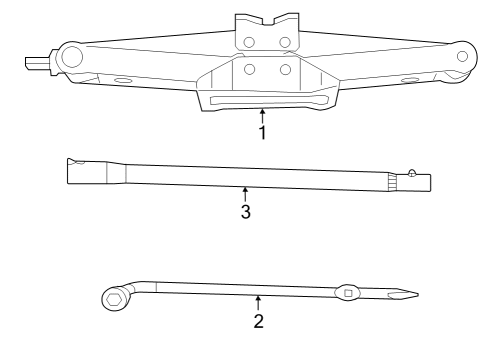 2024 Jeep Grand Cherokee Jack & Components Diagram