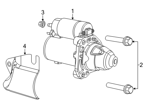 2023 Dodge Challenger Starter Diagram 1