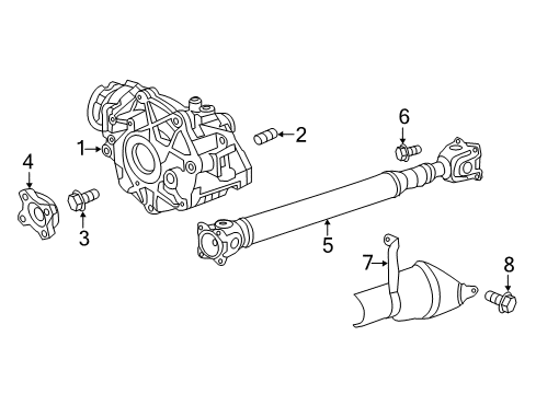 2023 Chrysler 300 Carrier & Components - Front Diagram