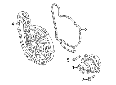 2023 Jeep Renegade Water Pump Diagram