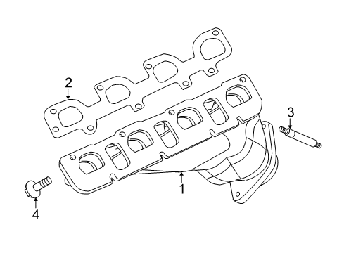 2023 Dodge Challenger Exhaust Manifold Diagram 2