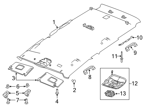 2021 Jeep Renegade Sunroof Diagram 1