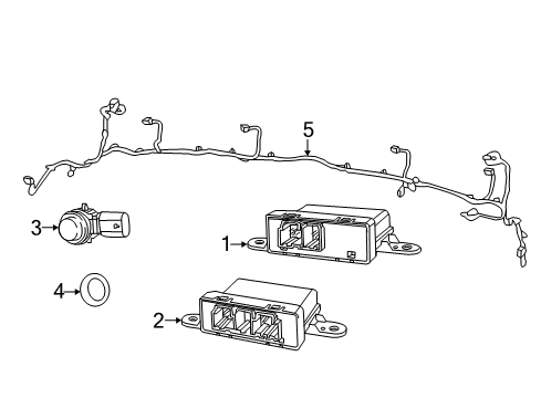 2021 Chrysler Voyager Electrical Components Diagram 1