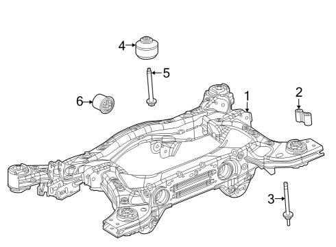 2022 Jeep Grand Cherokee STUD-2 END Diagram for 6513758AA