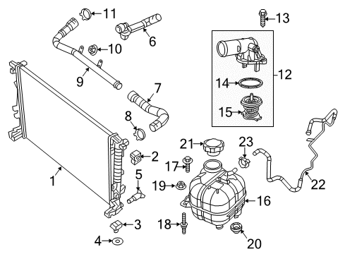 2017 Jeep Cherokee Pin Kit Diagram for 68399828AA