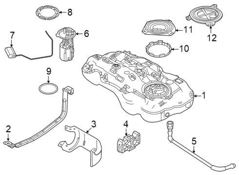 2024 Dodge Hornet Tank-Fuel Diagram for 68568868AA