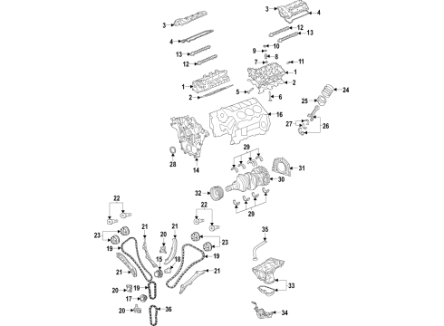 2023 Jeep Gladiator ENGINE MOUNT Diagram for 68620584AA