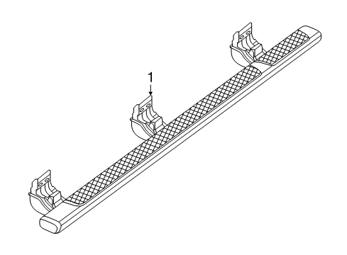 2023 Ram 1500 Classic Side Step Diagram 1