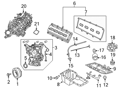 Filter-Engine Oil Diagram for 4884899BC