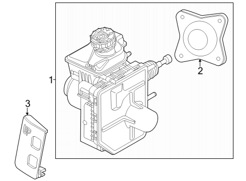 2024 Dodge Hornet ABS Components Diagram 1