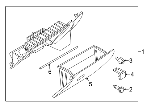 2021 Ram ProMaster City Glove Box Diagram