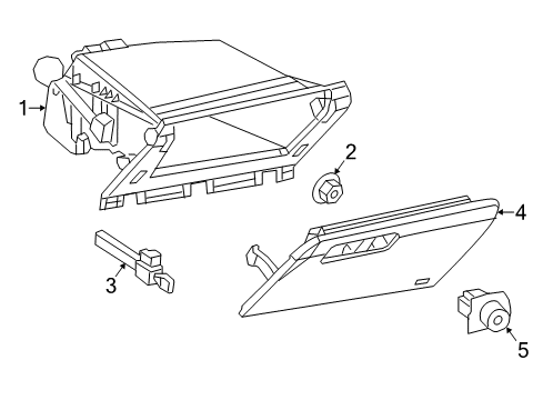 2023 Jeep Cherokee Glove Box Diagram