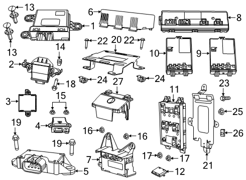 2019 Ram 1500 BW 48-11 Diagram for 68250775AH