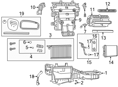 2016 Dodge Durango FILTER-CABIN AIR Diagram for 68606182AA