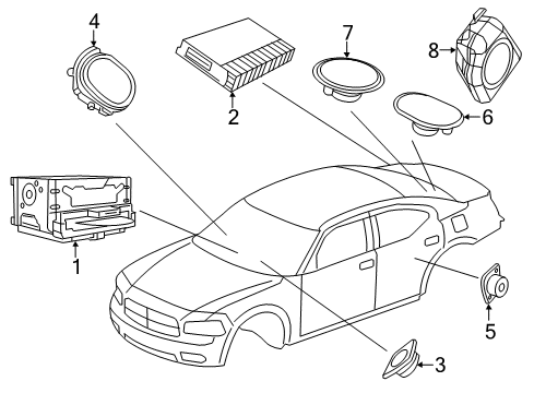 2023 Dodge Charger Sound System Diagram