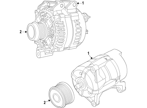 2022 Ram ProMaster 1500 Alternator Diagram 1