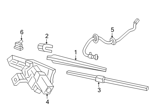 2021 Chrysler Voyager Wipers Diagram 1