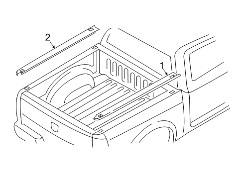 2023 Ram 3500 Box Rails Diagram 2