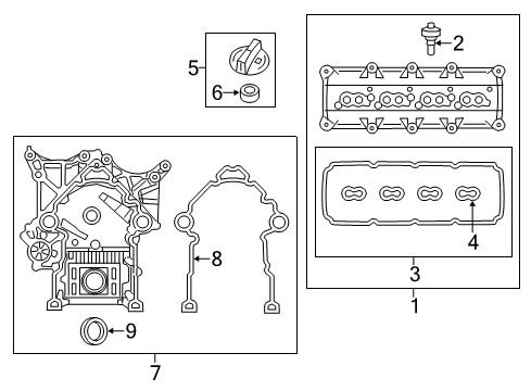 2021 Chrysler 300 Valve & Timing Covers Diagram 2