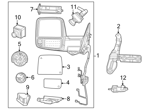 2023 Ram 2500 Parking Aid Diagram 3