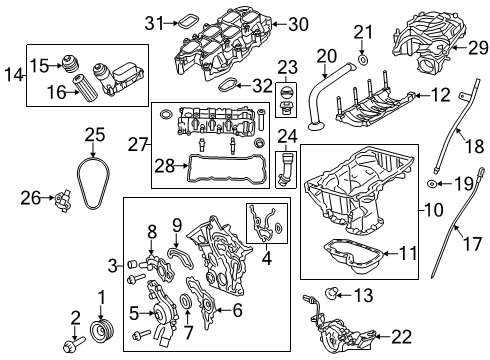 2022 Jeep Wrangler INTAKE Diagram for 68605918AA