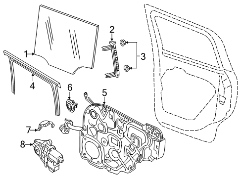 2022 Jeep Renegade Rear Door Diagram 1