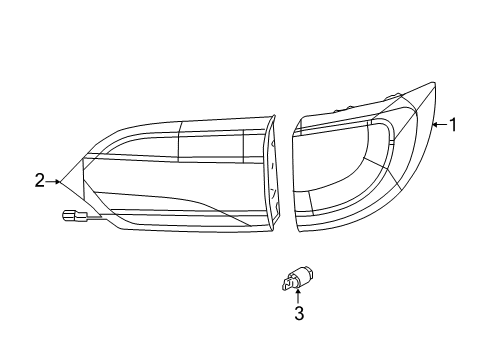 2022 Chrysler Pacifica Bulbs Diagram