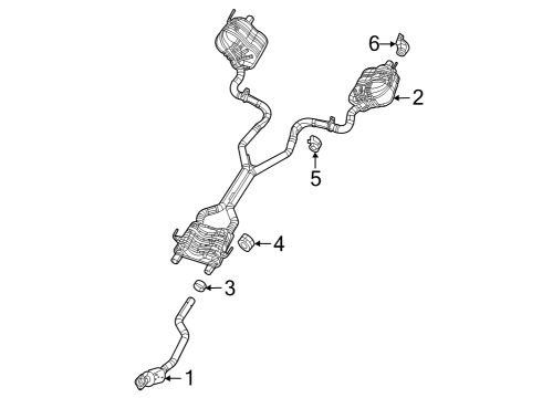 2024 Jeep Grand Cherokee Exhaust Components Diagram 3