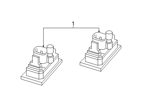 Lamp-License Plate Diagram for 68228931AA