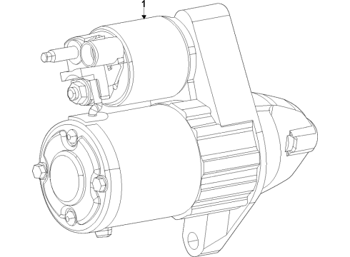 2021 Ram ProMaster City Starter Diagram