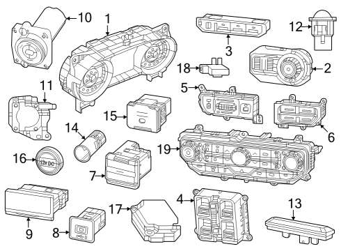 2024 Jeep Wrangler LAMP-FOOT WELL Diagram for 68628484AA